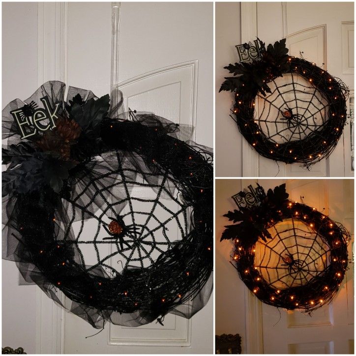 37 Spooky DIY Halloween Wreaths For Your Front Door