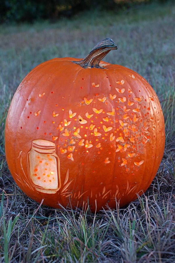Fireflies Pumpkin Carving