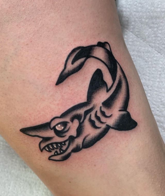 Cool Goblin Shark Tattoo