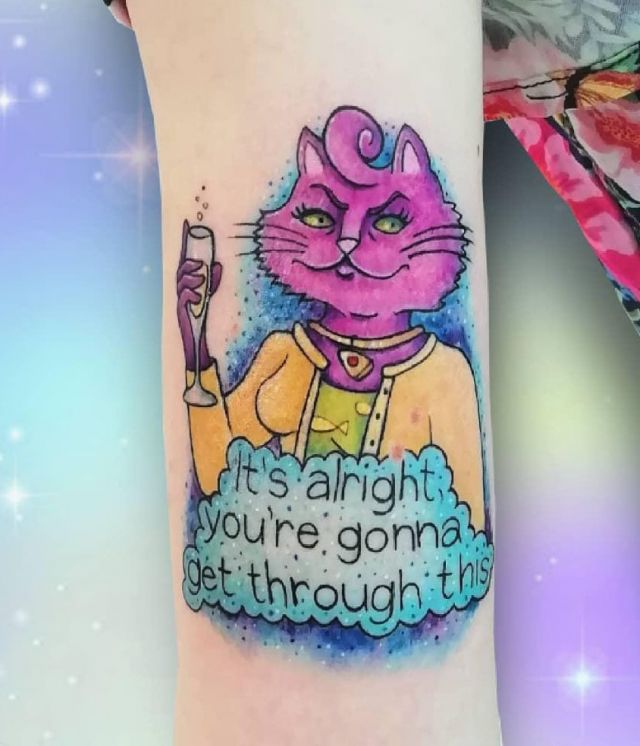 Unique Princess Carolyn Tattoo on Arm