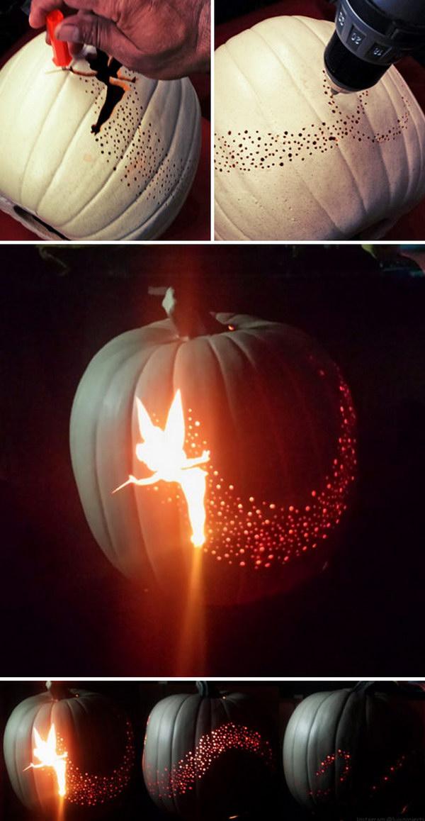 Tinker Bell Pumpkin Carving