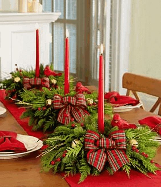 40 Pretty Christmas Table Centerpieces Decoration Ideas