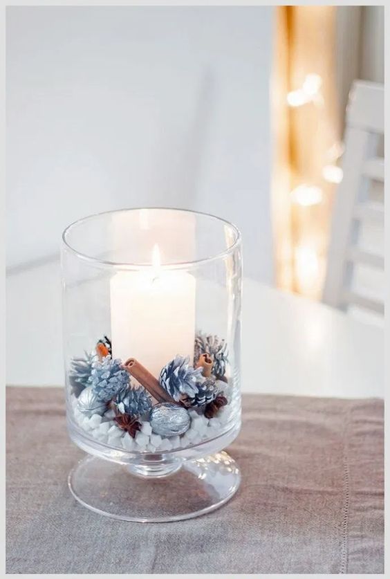 40 Pretty Christmas Table Centerpieces Decoration Ideas