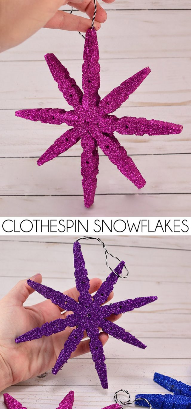 36 Creative Christmas Clothes Pin Crafts and Ideas