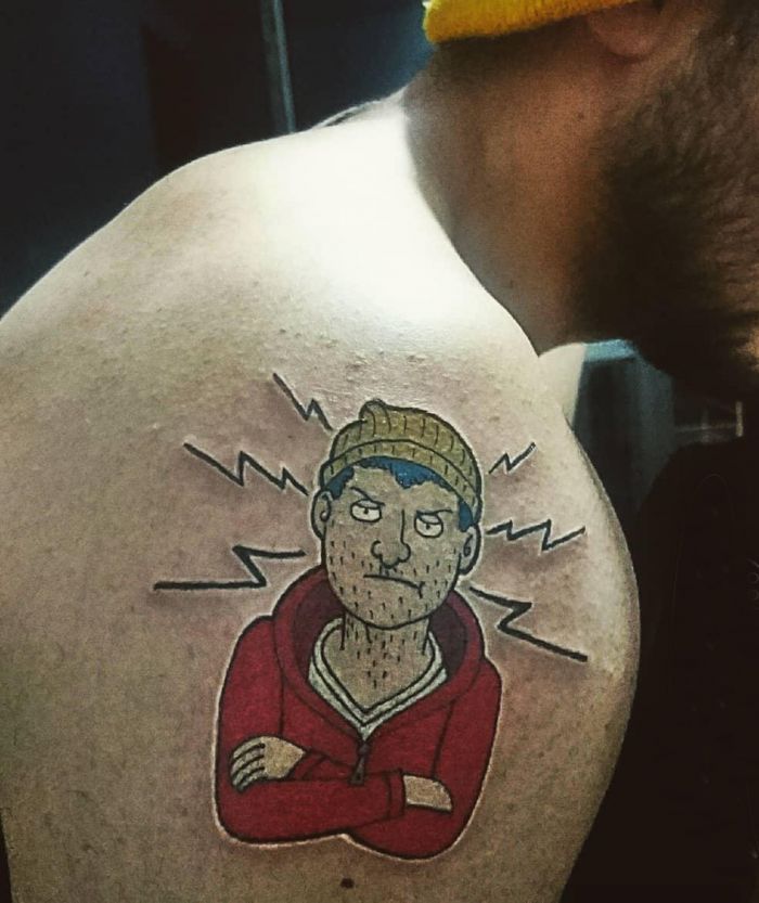 Cool Todd Chavez Tattoo on Shoulder