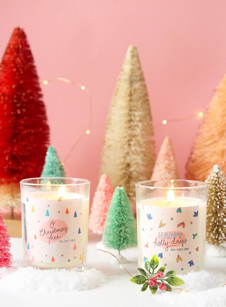 25 Creative DIY Christmas Scented Candles to Give A Holiday Feeling