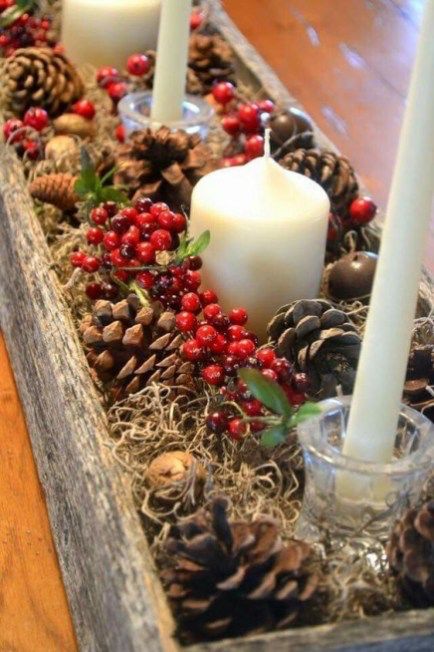 40 Pretty Christmas Table Centerpieces Decoration Ideas