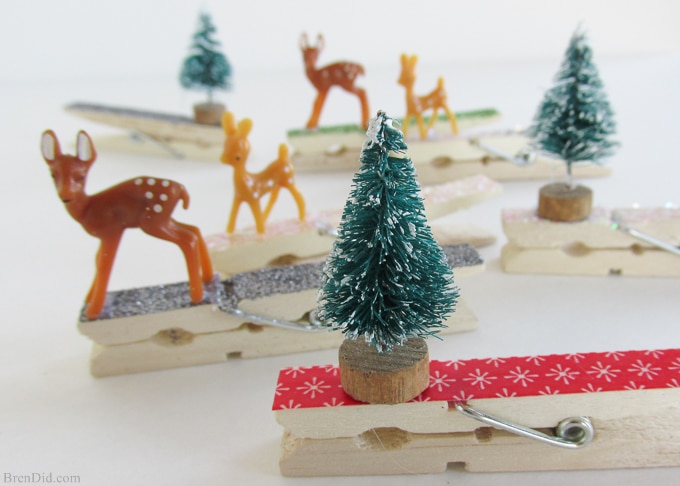 36 Creative Christmas Clothes Pin Crafts and Ideas