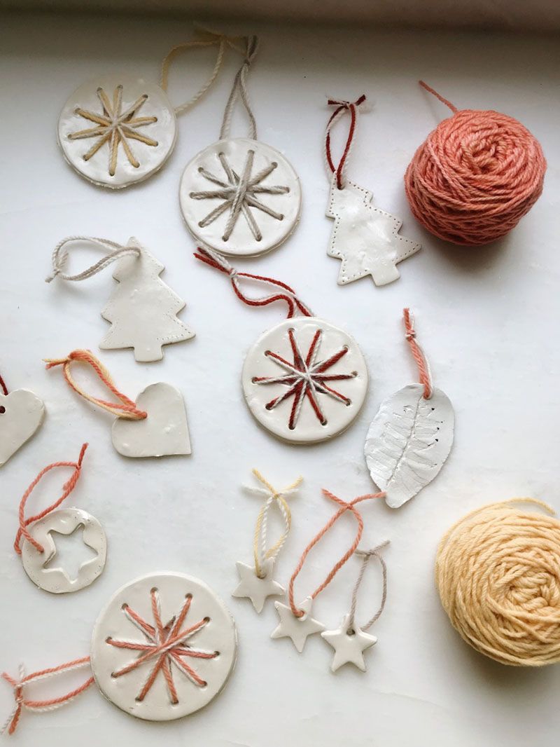 35 Creative DIY Clay Christmas Ornaments for Your Inspiration