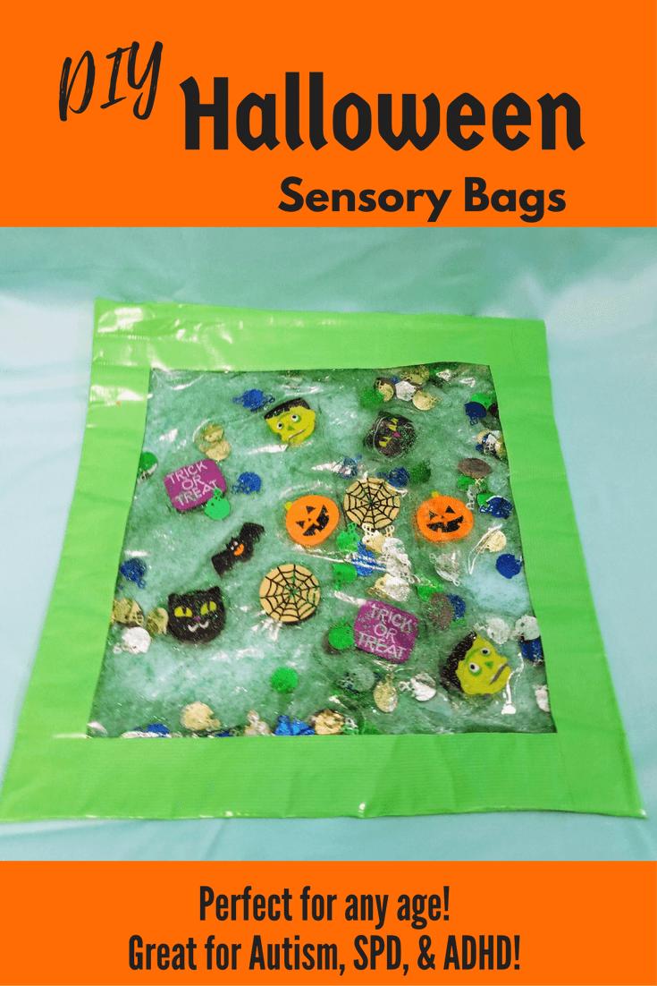 20 Easy DIY Halloween Sensory Bags For Toddlers