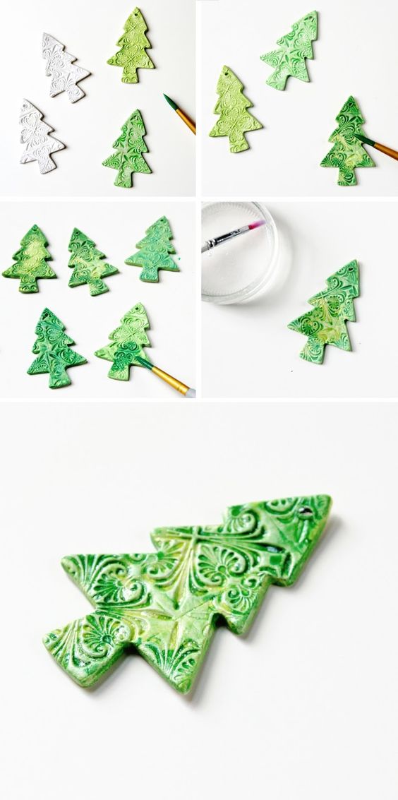 35 Creative DIY Clay Christmas Ornaments for Your Inspiration