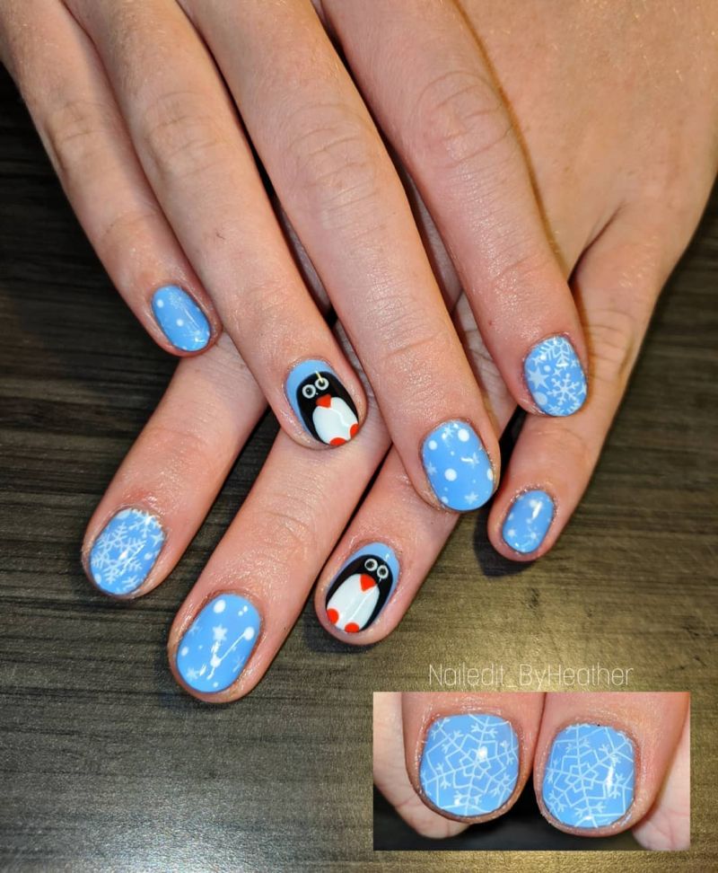 50 Cute Penguin Nails for Winter | Style VP | Page 30