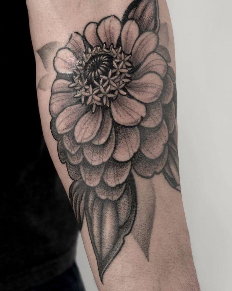 30 Pretty Zinnia Tattoos You Will Love Style VP Page 22