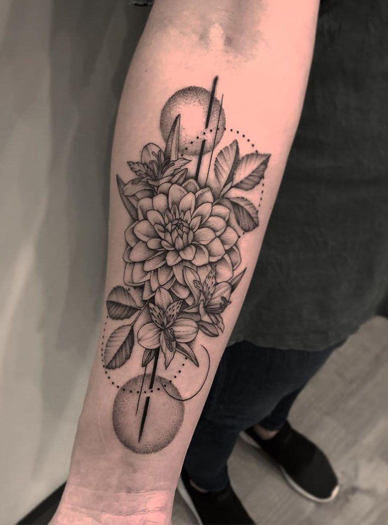 30 Pretty Alstroemeria Tattoos Show Your Temperament Style VP