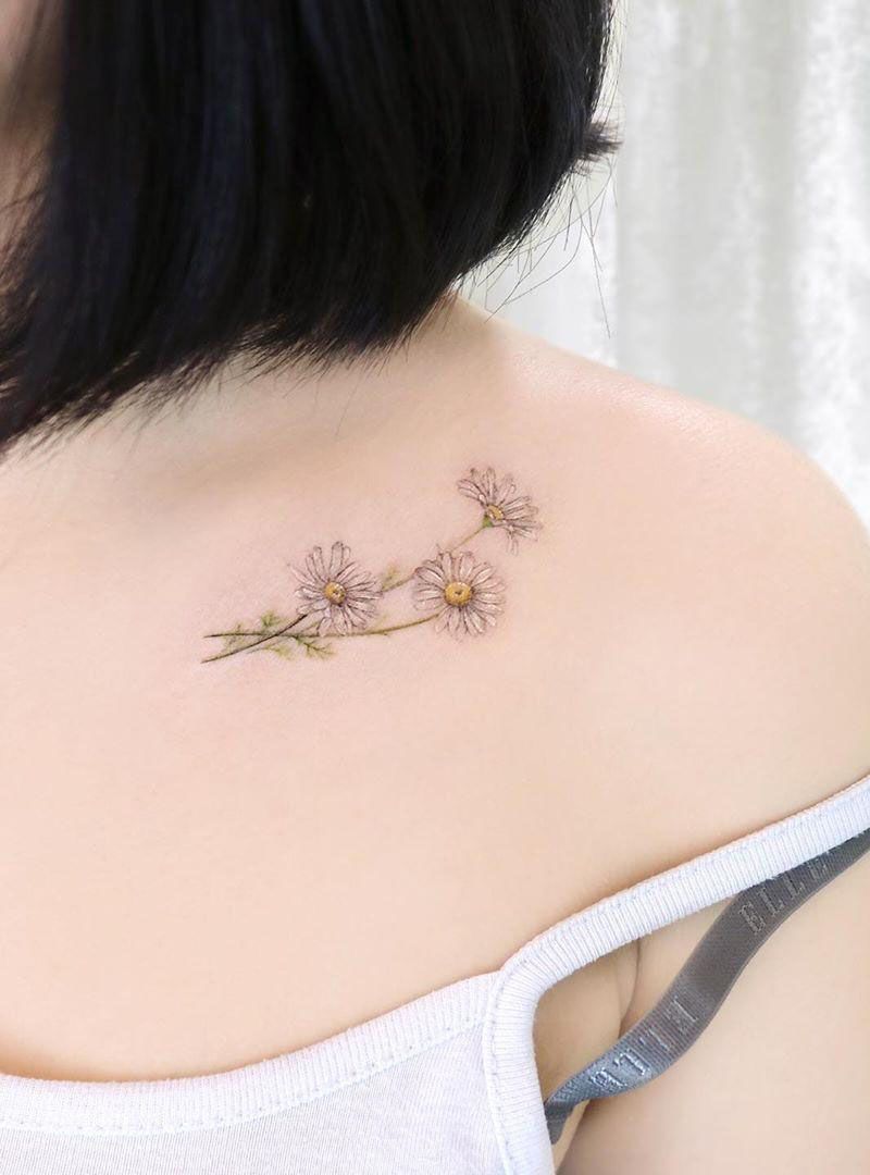 30 Pretty Chamomile Tattoos You Shouldn’t Miss Style VP Page 23