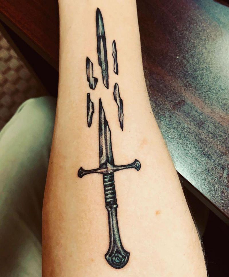 30 Great Shards of Narsil Tattoos Make You Attractive Style VP