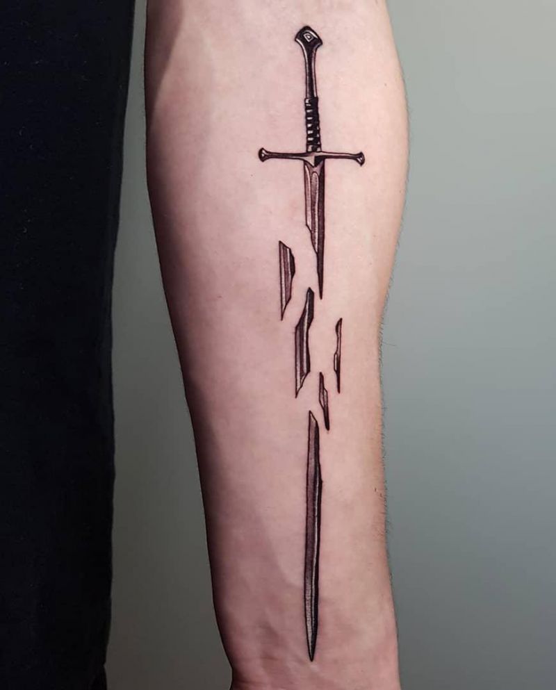30 Great Shards of Narsil Tattoos Make You Attractive Style VP Page 20