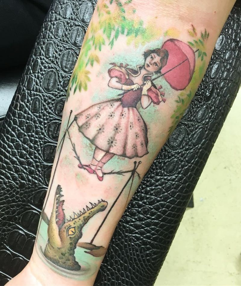30 Tightrope Walker Tattoos Make You Attractive Style VP Page 26