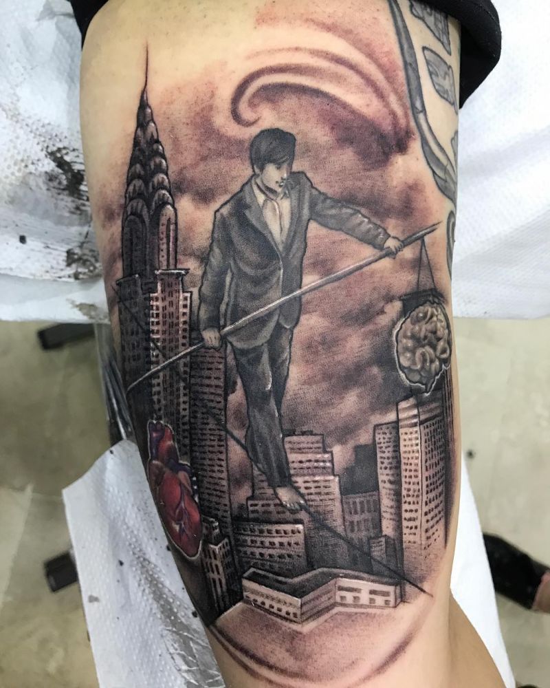 30 Tightrope Walker Tattoos Make You Attractive Style VP Page 30
